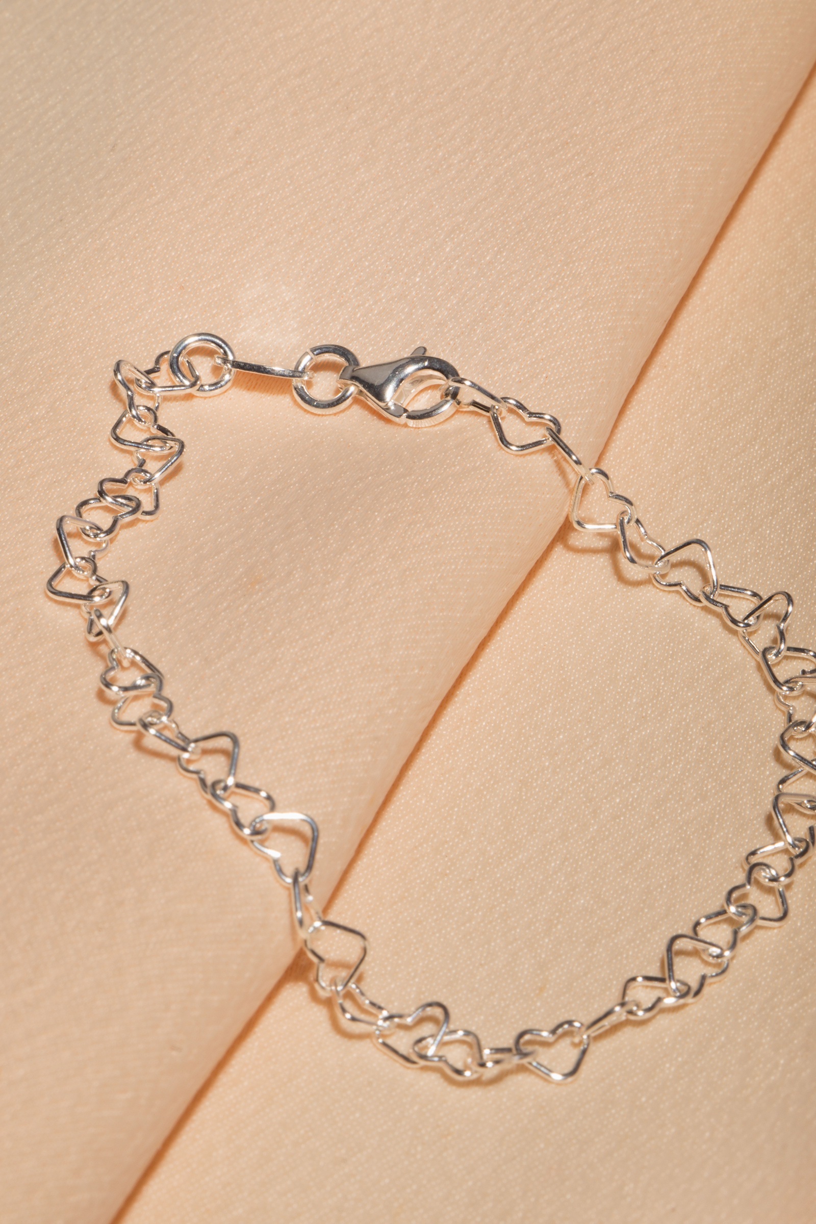 Pulseira Elo Coração Pequeno – Prata 925 - Imagem 4