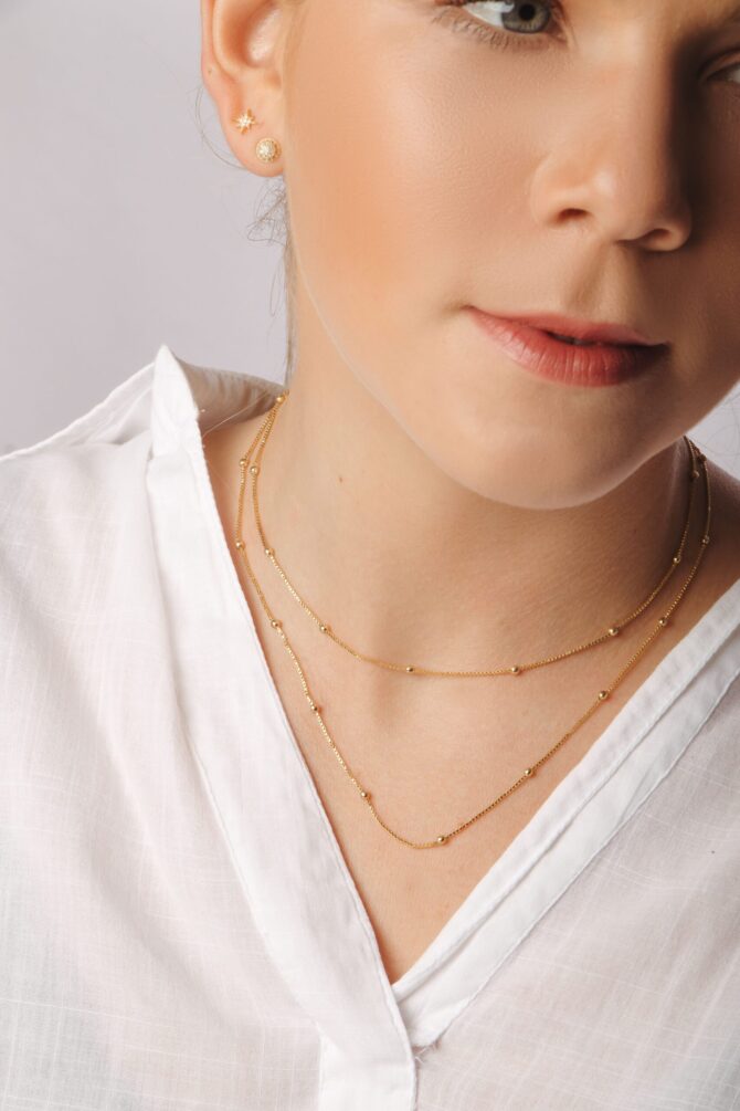 Brinco Cornalina Folheado a Ouro 18k com Zircônia - Image 2