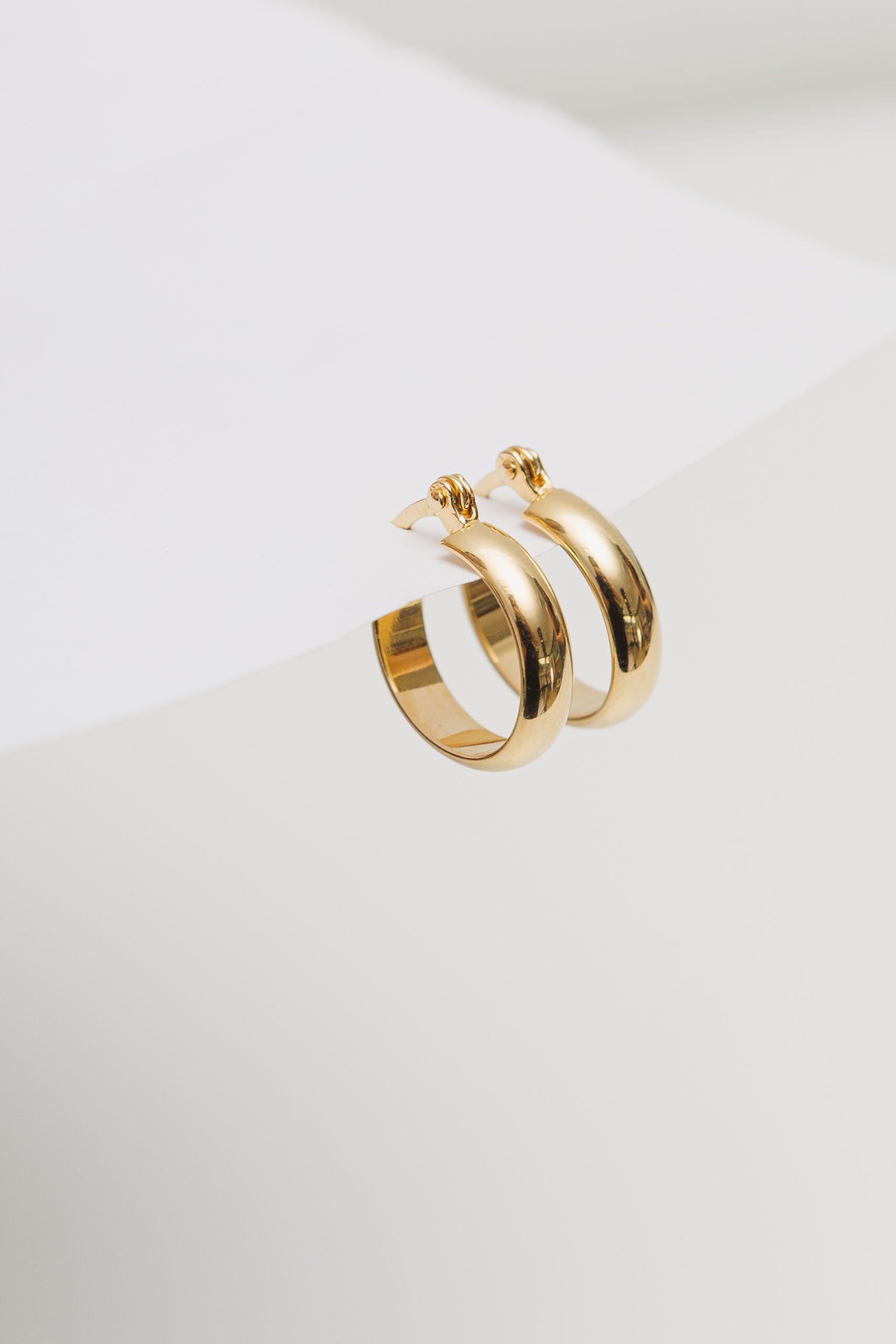 Argola Redonda - Semijoia Antialérgica com 20 milésimos de ouro - Imagem 2