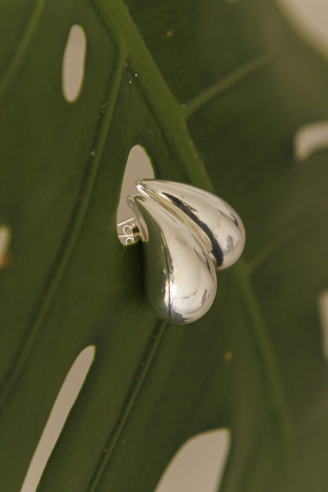 Brinco Malaquita Gota em Prata 925 - Image 4